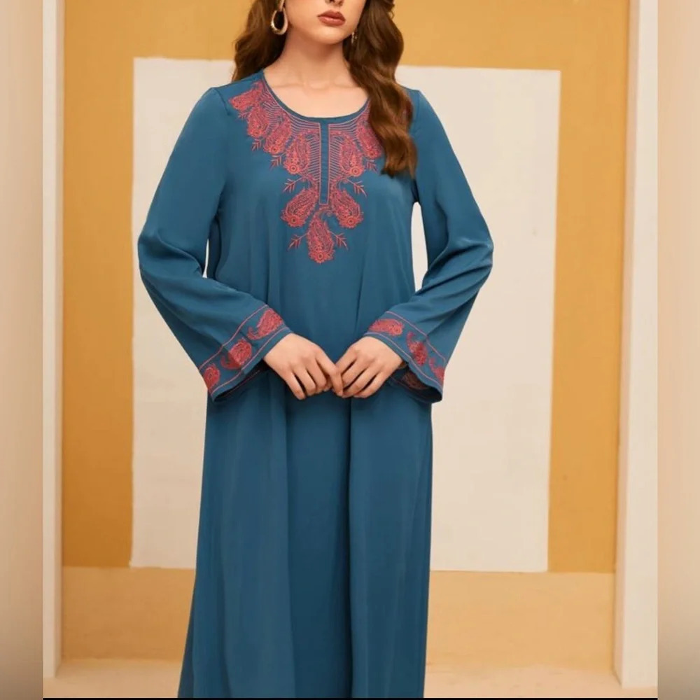 Embroidery Abaya Dress size L8/10